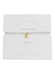 Estella Bartlett Gold Tone Puffed Star Sienna Bracelet - Image 2 of 2