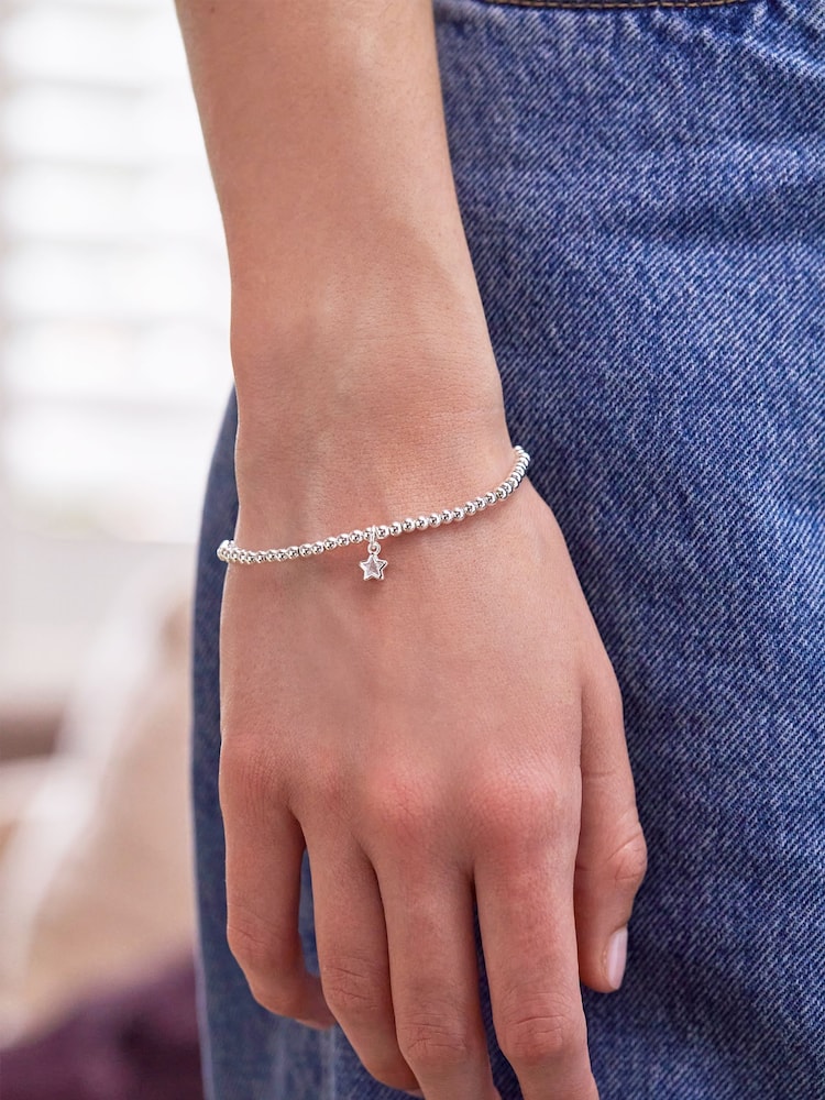 Estella Bartlett Silver Tone CZ Star Sienna Bracelet - Image 2 of 3