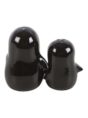 Something Different Black and White Hugging Christmas Penguins Salt and Pepper Shakers - Image 4 of 5