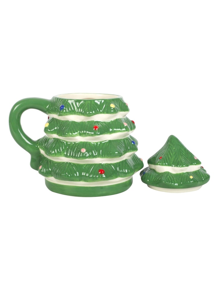 Something Different Green Christmas Tree Shaped Mug - Image 2 of 4 Something Different Green Christmas Tree Shaped Mug - Image 2 of 4
