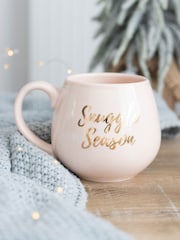 Something Different Pink/Gold Snuggle Season Ceramic Mug - Image 1 of 4