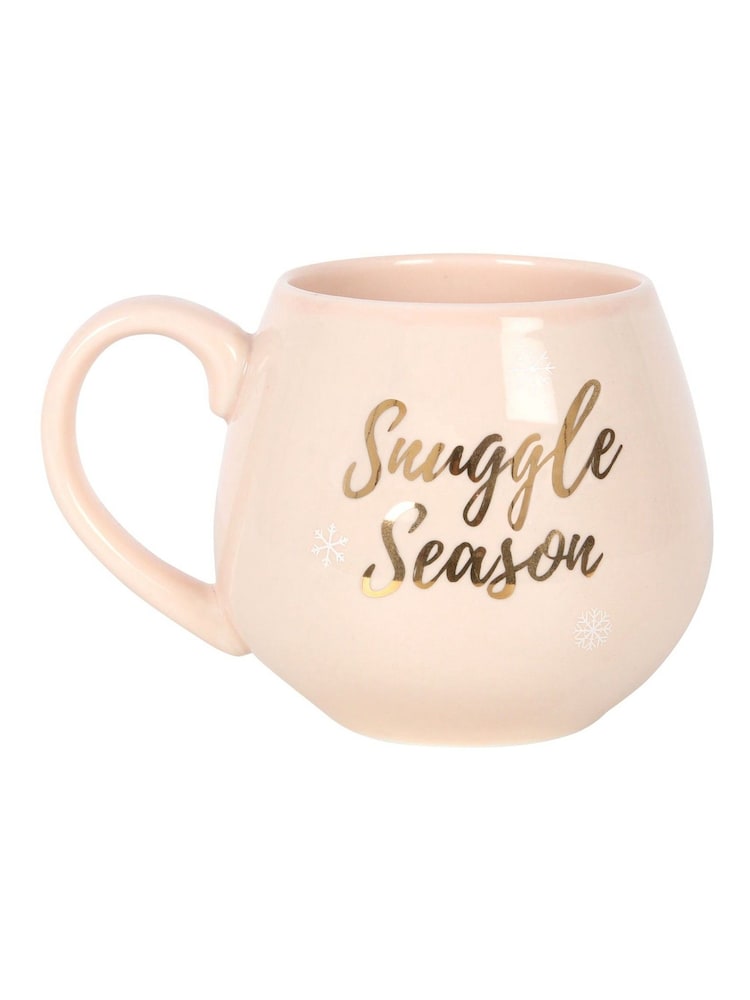 Something Different Pink/Gold Snuggle Season Ceramic Mug - Image 2 of 4