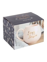 Something Different Pink/Gold Snuggle Season Ceramic Mug - Image 4 of 4