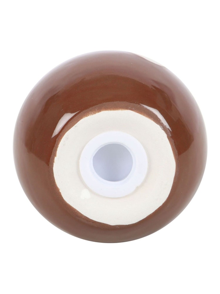 Something Different Brown/White Christmas Pudding Salt and Pepper Shakers Set - Image 4 of 4