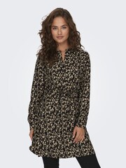 ONLY Black Graphic Printed Tie Waist Tunics - Image 3 of 6