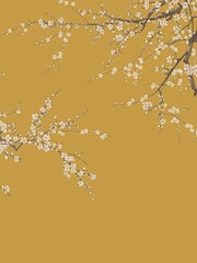 Graham & Brown Tumeric Sakura Fixed 4M Mural - Image 2 of 4