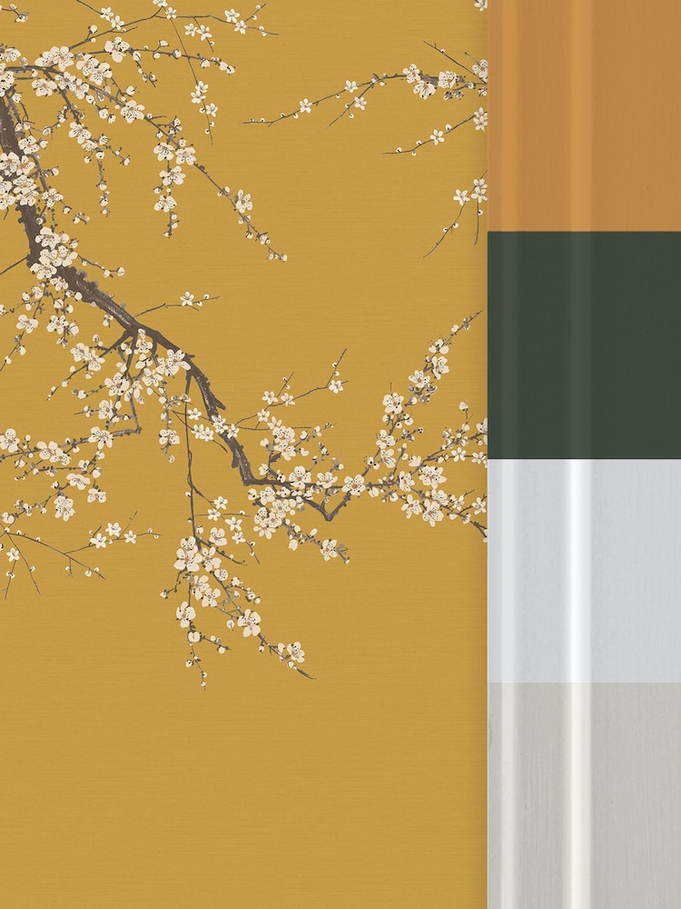 Graham & Brown Tumeric Sakura Fixed 4M Mural - Image 4 of 4