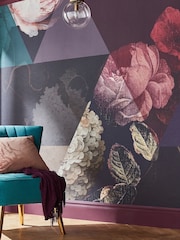 Graham & Brown Amethyst Timepiece Fixed 4M Mural - Image 4 of 4
