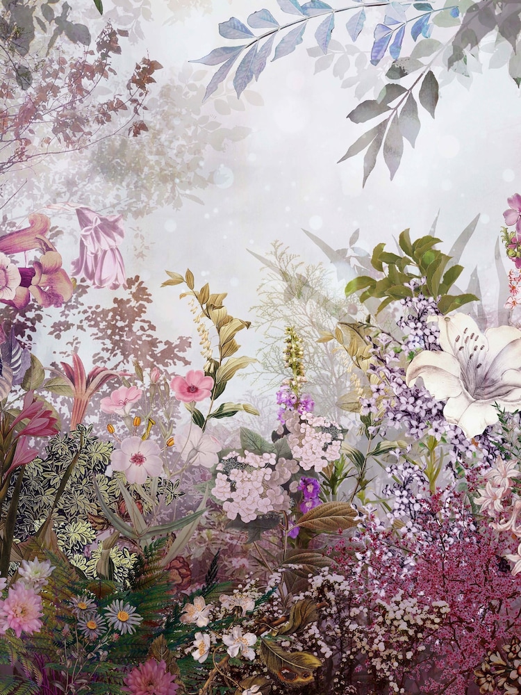 Graham & Brown Bloom Fantasy Fixed 4M Mural - Image 1 of 2