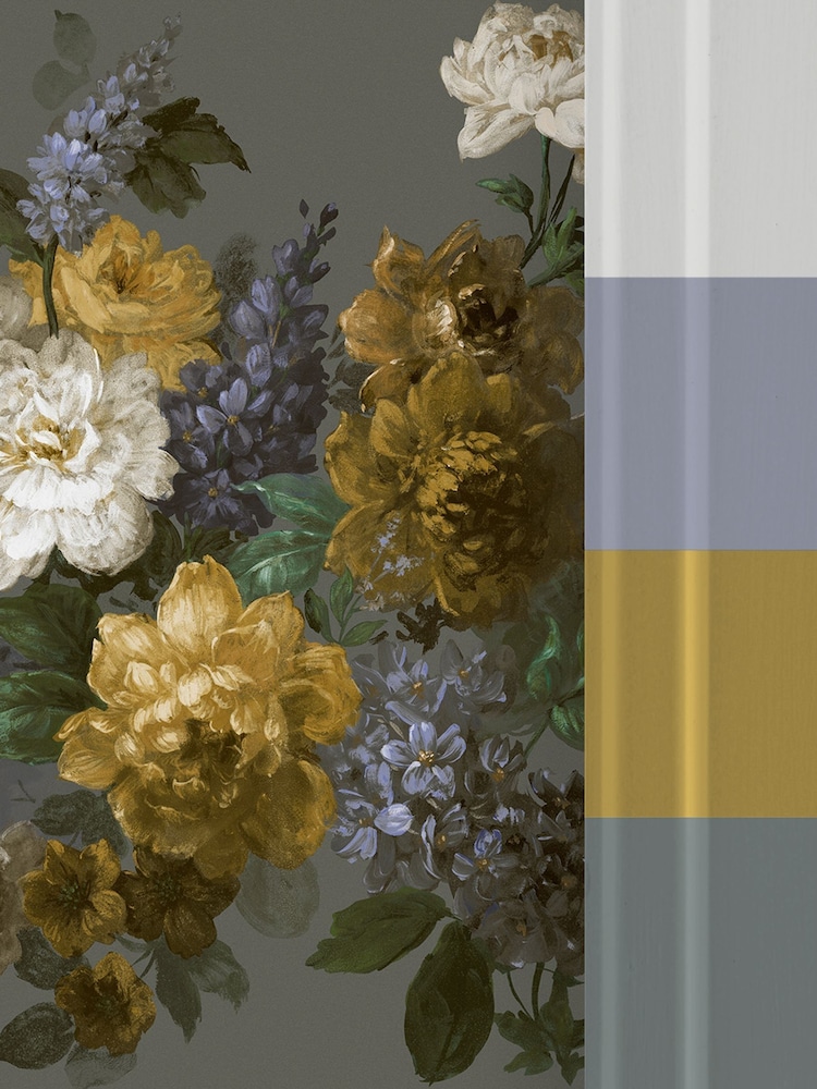 Graham & Brown Lemon Bloem Fixed 4M Mural - Image 3 of 3
