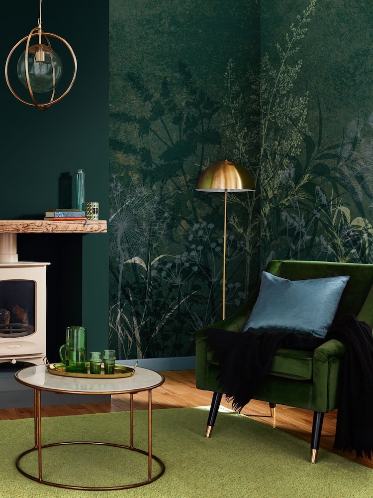 Graham & Brown Emerald Restore Fixed 4M Mural - Image 1 of 3
