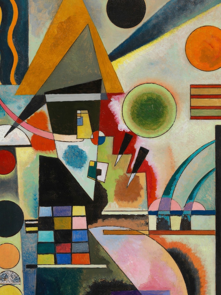 Graham & Brown Multi Tated Kandinsky Swinging Fixed Size 2M Mural - Image 2 of 3
