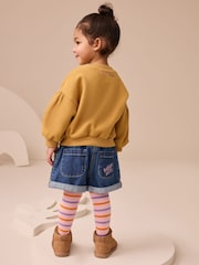 Denim - Animal Sweatshirt and Denim Shorts Set (3mths-7yrs) - Imagen 3 de 4
