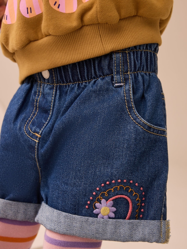 Denim - Animal Sweatshirt and Denim Shorts Set (3mths-7yrs) - Imagen 4 de 4 Denim - Animal Sweatshirt and Denim Shorts Set (3mths-7yrs) - Imagen 4 de 4