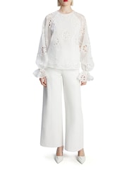 Bardot White Rosalee Lace Blouse - Image 1 of 4