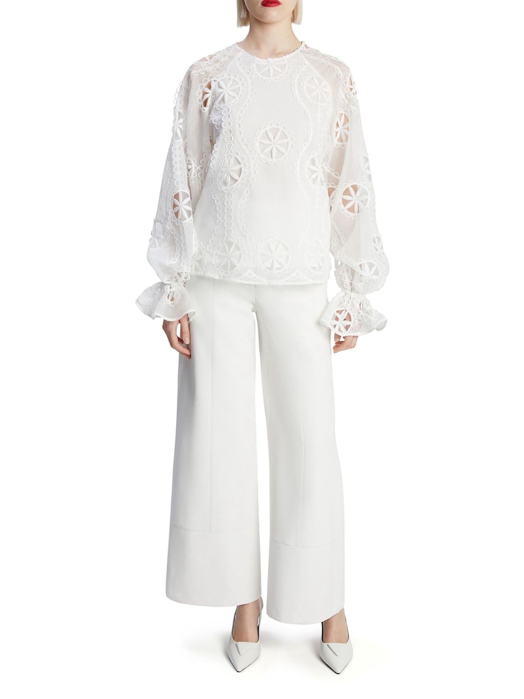 Bardot White Rosalee Lace Blouse - Image 1 of 4