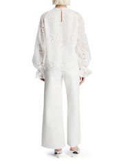 Bardot White Rosalee Lace Blouse - Image 2 of 4