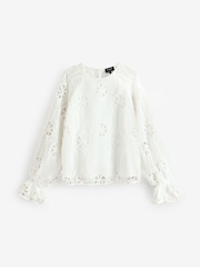 Bardot White Rosalee Lace Blouse - Image 4 of 4