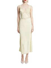 Bardot Yellow Emory Lace Slip Dress - Image 2 of 5