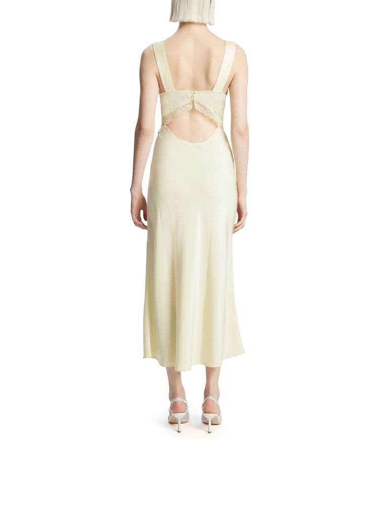 Bardot Yellow Emory Lace Slip Dress - Image 2 of 5