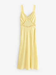 Bardot Yellow Emory Lace Slip Dress - Image 5 of 5