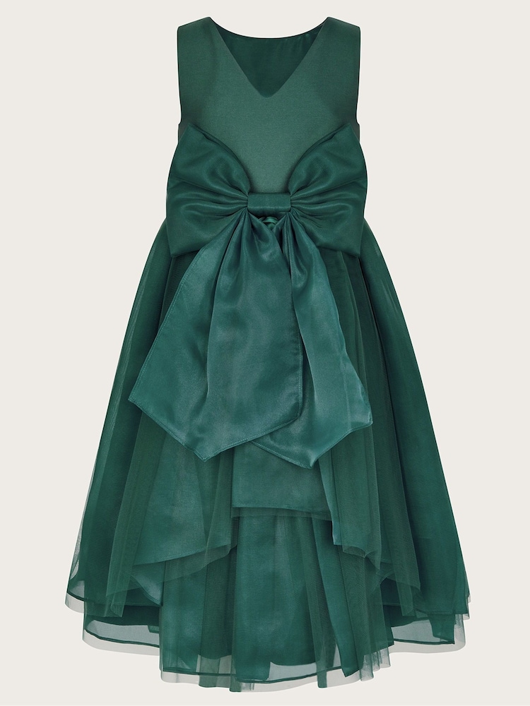 Monsoon Green Olivia Organza Bridesmaid Dress - Image 1 of 3