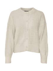 VERO MODA Fluffy Eyelash Long Sleeve Knitted Cardigan - Slika 5 iz 5