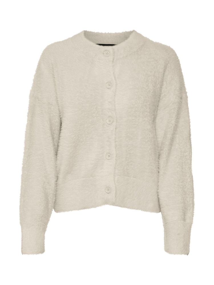 VERO MODA Fluffy Eyelash Long Sleeve Knitted Cardigan - Slika 5 iz 5