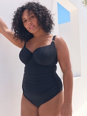 Black F-K Underwired Tummy Control Swimsuit - Image 2 of 9