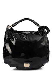 Jimmy Choo Black Tote Patent Leather Handbag - Image 1 of 5