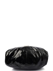 Jimmy Choo Black Tote Patent Leather Handbag - Image 3 of 5