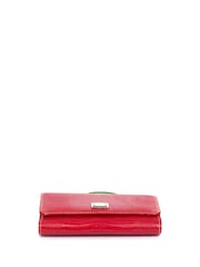 Dolce & Gabbana Red Sicily Cross-Body Exotic Effect Leather Handbag - Image 5 of 6