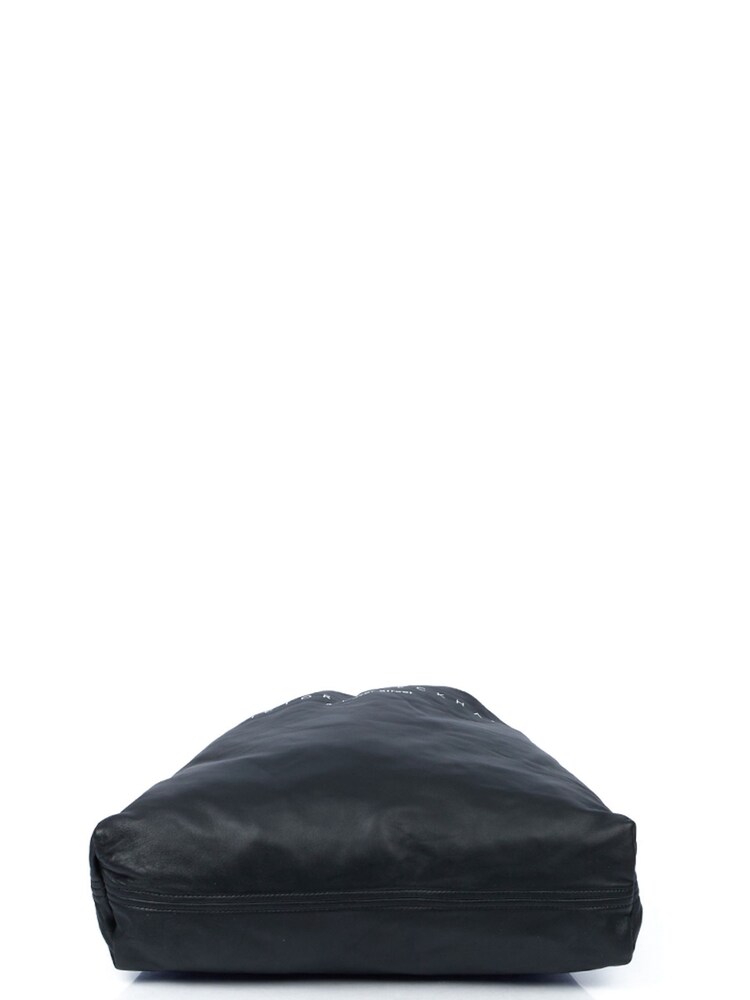 Victoria Beckham Black Drawstring Bucket Bag Leather Handbag - Image 2 of 5