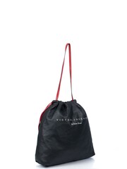 Victoria Beckham Black Drawstring Bucket Bag Leather Handbag - Image 4 of 5