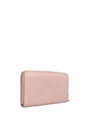 Alexander McQueen Pink Skull Zip Around Leather Wallet - Image 3 of 6