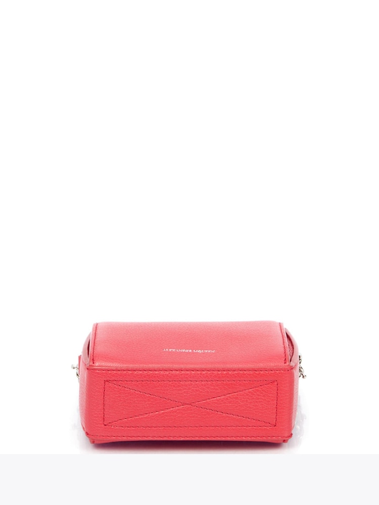 Alexander McQueen Pink Cross-Body Leather Handbag - Image 5 of 5