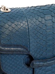 Alexander McQueen Blue Satchel Bag - Image 6 of 6