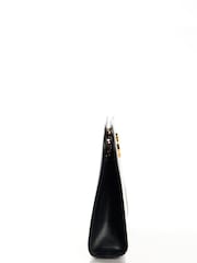 Salvatore Ferragamo Black Gancini Cross-Body Leather Handbag - Image 2 of 5