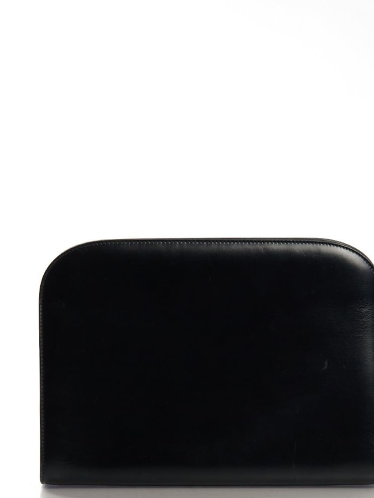 Salvatore Ferragamo Black Gancini Cross-Body Leather Handbag - Image 5 of 5