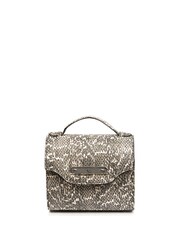 Alexander McQueen Grey Tote Exotic Effect Leather Handbag - Image 1 of 6