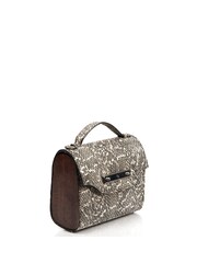Alexander McQueen Grey Tote Exotic Effect Leather Handbag - Image 3 of 6