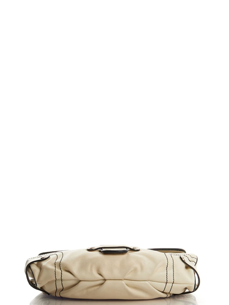 Salvatore Ferragamo Natural Shoulder Bag Leather Handbag - Image 5 of 5