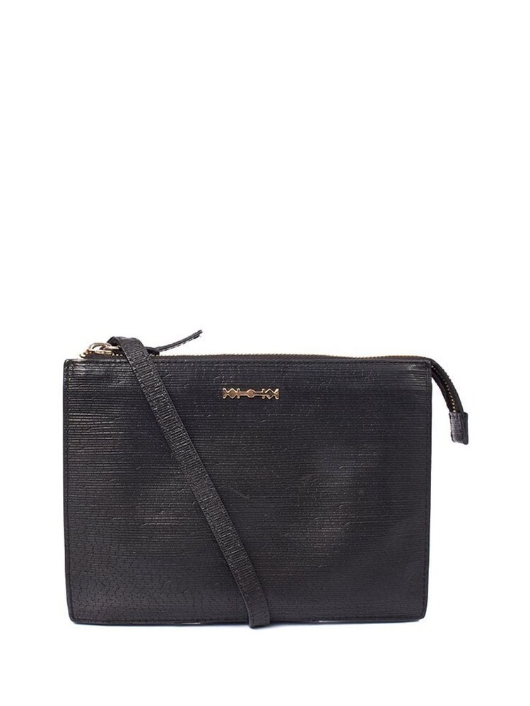 Alexander McQueen Black Clutch Handbag - Image 1 of 6 Alexander McQueen Black Clutch Handbag - Image 1 of 6