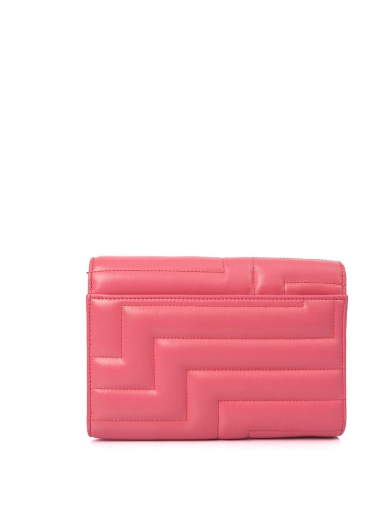 Jimmy Choo Pink Avenue Shoulder Bag Exotic Effect Leather Handbag - Image 2 of 6