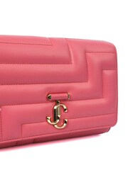 Jimmy Choo Pink Avenue Shoulder Bag Exotic Effect Leather Handbag - Image 5 of 6
