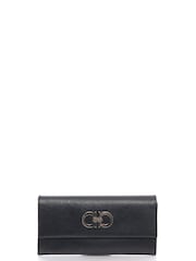 Salvatore Ferragamo Black Continental Wallet - Image 1 of 6
