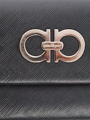 Salvatore Ferragamo Black Continental Wallet - Image 6 of 6