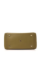 Aspinal of London Green Tote Midi Leather Handbag - Image 4 of 6