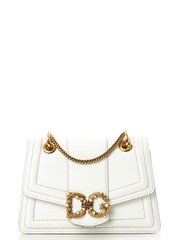 Dolce & Gabbana White Amore Leather Handbag - Image 1 of 6