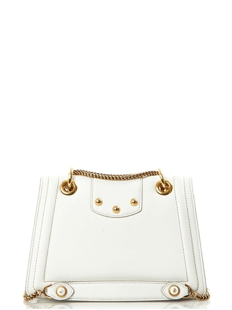 Dolce & Gabbana White Amore Leather Handbag - Image 2 of 6